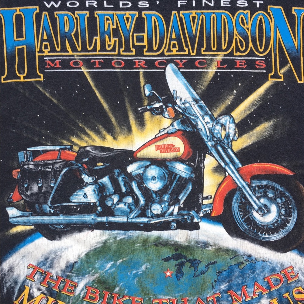 Vintage 90s Harley Davidson Tshirt Sz XL
